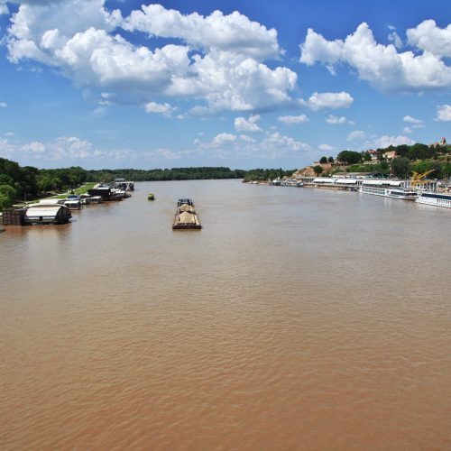 Sava river in Belgrade, Serbia